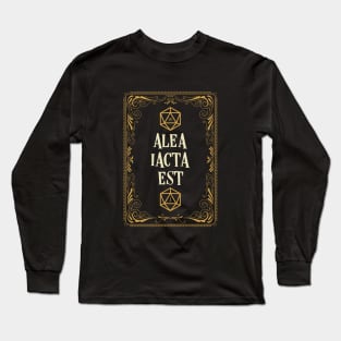 Alea Iacta Est Julius Caesar Long Sleeve T-Shirt